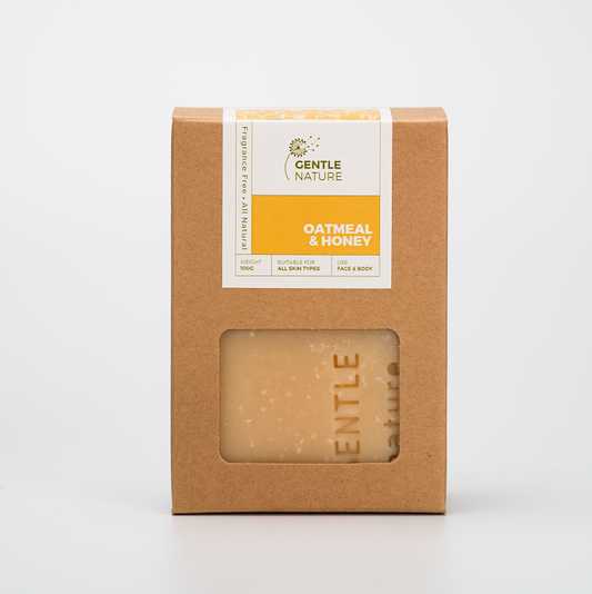 Oatmeal and Manuka Honey Soap - Fragrance Free, Sensitive Oily, Acne Prone Skin